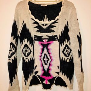 SAN JOY Patterned Sweater
